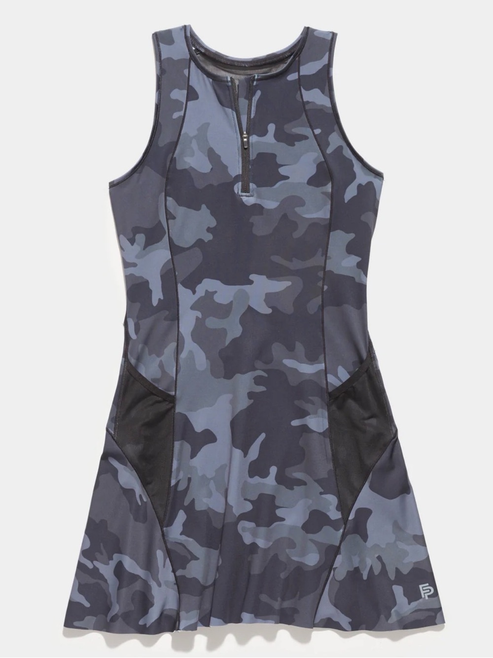 Women's Ace Tennis Dress in Black Camo
